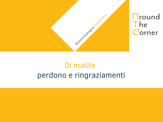 Di matite, perdono e ringraziamenti